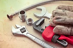 Tools laying on a table