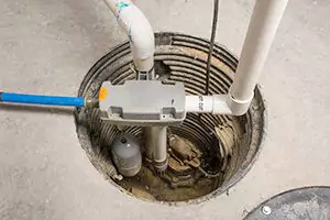 an underground sump pump